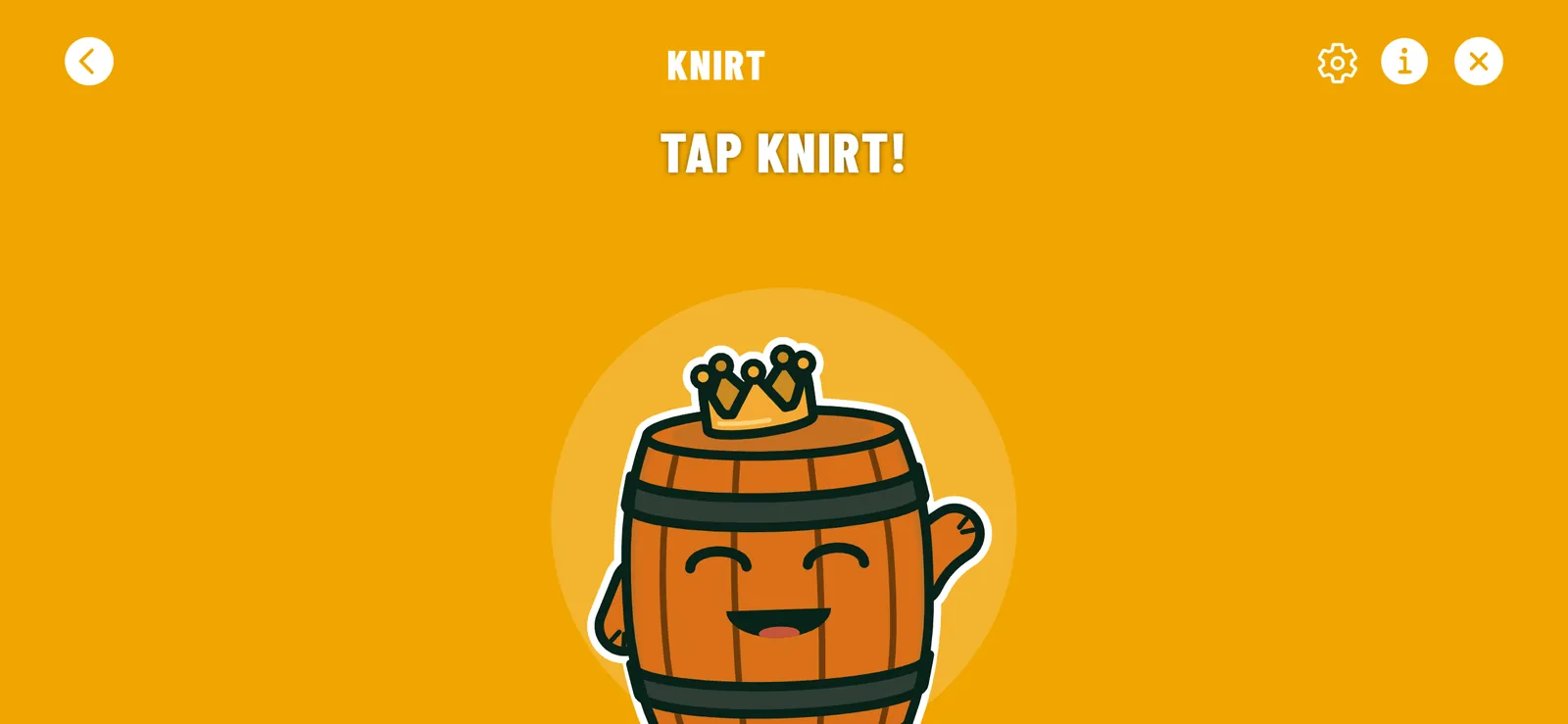 One of you is the Knirt. App screen